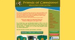 Desktop Screenshot of friendsofclemy.com